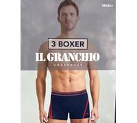 3 BOXER UOMO IL GRANCHIO IN COTONE BIELASTICO GB1314