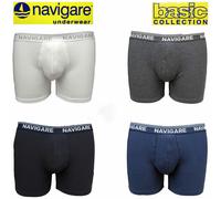 Set 6 Paia Slip / Boxer Uomo NAVIGARE Cotone Bielastico Assortito