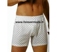 3 Boxer uomo Nottingham in cotone a fantasia cravatta con apertura art BX665-765