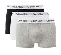 3 Boxer uomo Tripack parigamba Calvin Klein Low Rise Trunks grigio nero bianco