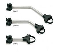 3 BRACCI SUPPORTO BICI IN ALLUMINIO PORTABICI POSTERIORE, KIT DI 3 BRACCI