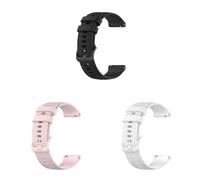 3 bracciali compatibili con Fossil Gen 3 Q Venture/Women's Riley, 18 mm, sport, impermeabile, cinturino di ricambio in silicone, per uomo e donna