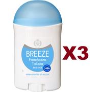 3 BREEZE DEODORANTE FRESCHEZZA TALCATA DEO STICK EXTRA ASCIUTTO 0% ALCOOL 40ML