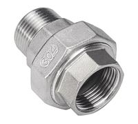 3" BSPT Female-Male Socket Union Coupler 304 Stainless Steel Pipe Fitting Connector