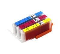 3 C/M/Y Cartucce d'inchiostro per Canon PIXMA TS6150, TS705, TS8251, TS9551c