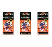 (3) CAFE FREE ALMOND & SOUR CHERRY FLAV. CAFFÈ IN GRANI INTERO 125GR 3X125GR ...