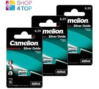 3 CAMELION 4SR44 Batterie Al Mercurio 6.2V PX28 Alta Prestazione EXP 2025 Nuovo