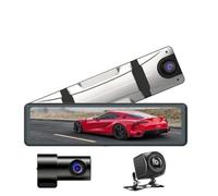 3 canali 2K Dash Cam per auto, 12 pollici touch screen specchietto retrovisore, con WiFi APP 1440P + 1080P + 1080P anteriore interno e posteriore macchina fotografica DVR, visione notturna