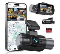3 Canali Dash Cam Auto 4K 1080P 1080P Telecamera per auto Mini Dashcam IPS 3 con