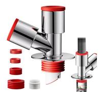 3 Canali Guarnizione Tubo Scarico Lavatrice WISIRENT, 40/50/75mm Adattatore Tubo Scarico Lavatrice Guarnizioni Tubi Lavandino Cucina, Guarnizione per Tubo di Scarico Della Lavatrice
