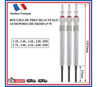 3 Candela Candelette per VW 1,6 2,0L 3,0 Tdi = 03L963319 03L963319F 345183