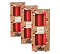 3 Candele Profumate - Holiday Abete e Cannella - Cera Vegana - Pocket Season Natale - Idea Regalo - Made in Italy - Cereria Di Giorgio (Confezione da 3)