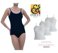 3 Canotta 100% Cotone 1/1 caracò top t-shirt maglia G-812 (MOD. LIABEL)