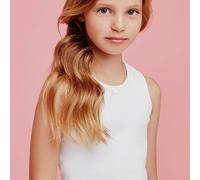 3 Canotte da bambina Ellepi a spalla larga in caldo cotone invernale art. AI8221