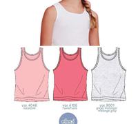 Ellepi Canottiera bimba 8221 spalla larga cotone garzato 3 pz