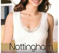 3 canotte donna 100% cotone sulla pelle-lana fuori Nottingham Art. VL12