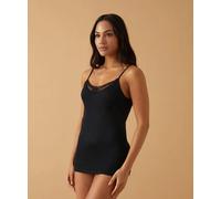 3 Canotte Donna Jadea Spalla Stretta 9000 con Inserti in Macramè in Cotone