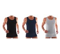 3 CANOTTE SPALLA LARGA UOMO COTONE LIABEL ART. 04428/T223G COLORATE CANOTTIERA