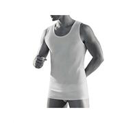 3 Canotte uomo Cagi 1106 spalla larga 100% cotone (7, Bianco)