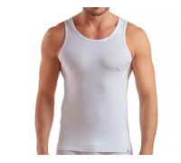 Enrico Coveri 3 Canotte Uomo Spalla Larga in Cotone Pettinato Art. ET1102 (Bianco, 7/XXL)
