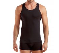 Enrico Coveri 3 Canotte Uomo Spalla Larga in Cotone Pettinato Art. ET1102 (Nero, 6/XL)