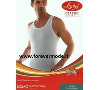 3 Canottiere uomo Liabel a spalla larga in fresco filo di scozia art 3050-223 SL