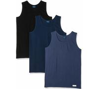 3 Canottiere uomo Navigare a spalla larga in jersey di cotone con logo art 511