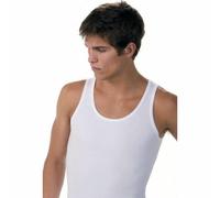 3 Canottiere uomo New Dimension a spalla larga in cotone elasticizzato art 84003