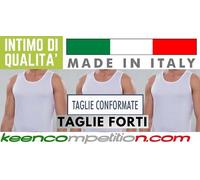 3 CANOTTIERE VOGATORE UOMO CANOTTA OVERSIZE CALIBRATE 100% COTONE MADE IN ITALY