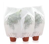 3 Cappucci per Piante da 1x1,6 mt o 2x2,4 mt Antigelo Protezione Pianta Bianco