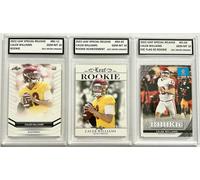 3 Card Rookie Lot CALEB WILLIAMS 2022 LEAF Graded GEM-MT 10 Esclusive Rookies