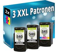 3 Cartucce Di Inchiostro Per CANON 2xPG-540+CL-541 XL MG3550 MG4250 MX370 MG32