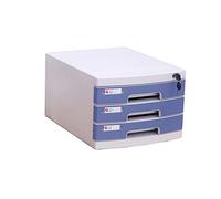 3 cassetti con chiave - Estensione organizer per armadietti mobili impermeabile (grigio, 30 x 39 x 20 cm)