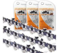 3 catene per motosega, 30 cm, 1/4", 1,1, 64 TG, compatibili con Stihl Picco Micro3, 3670 000 0064, MSA, HAT
