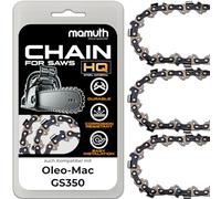 3 catene per motosega, 35 cm, 1,3 mm, 3/8", 52 TG, per Oleo-Mac GS350