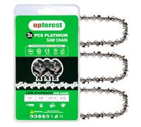 3 catene per motosega da 25,4 cm, catena di ricambio per WORX WG309, catena da 25,4 cm per Sun Joe SWJ803E SWJ807E (91YNS40X3)