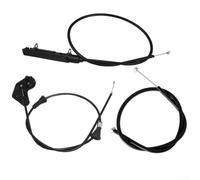3 cavi di rilascio per cofano auto per BMW E46 320i 323Ci 323i 325Ci 325i 325xi 328Ci 328i 330Ci 330i 330xi con anteriore posteriore e centro Fit OEM numeri