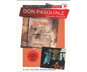 3 Cd Box GAETANO DONIZETTI • DON PASQUALE Bruson Mei Allen Roberto Abbado