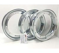 3 CERCHI DA 10" MADE IN ITALY CROMATI RUOTA 3.50.10/3.00.10 LML STAR 125 150
