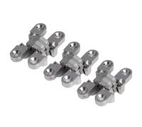 3 cerniere in lega di zinco per chiusura automatica della porta a scomparsa barili a croce hardware per porte e armadi in legno barili nascosti croci hardware per mobili