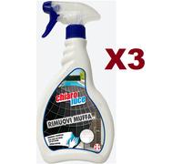 3 CHIARO LUCE RIMUOVI MUFFA SPRAY 750ML SGRASSA IGIENIZZA PER INTERNI ED ESTERNI