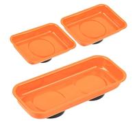 3 ciotole magnetiche per attrezzi, in acciaio inox, con supporto magnetico, supporto magnetico, vassoio magnetico per viti, chiodi da trapano, magnete ad alte prestazioni