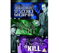 3 Classic Sherlock Holmes Films Of The Silver Screen - Vol. 1 - Sherlock Holmes And The Secret Weapon / Terror By Night / Dressed To Kill [DVD]