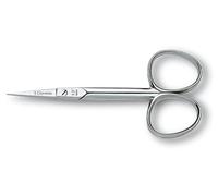 3 Claveles 02003 - Forbici per manicure, curve, 4"