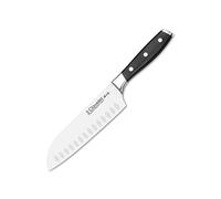 3 Claveles CUCHILLO FORJADO SANTOKU Toledo 18 cm-7" E 3C Coltelli, Acciaio Inossidabile, Acero inoxidable, cm