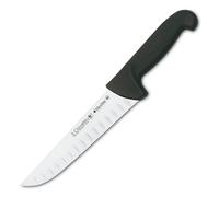 3 CLAVELES CUCHILLO CARNICERO ALVEOLADO Proflex Negro 20 cm - 8" FH 3C