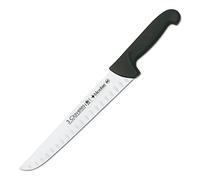 3 CLAVELES CUCHILLO CARNICERO ALVEOLADO Proflex Negro 26 cm - 10,5" FH 3C
