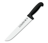 3 CLAVELES CUCHILLO CARNICERO POLIPROPILENO Negro 22 cm-9" FH 3C 01285, Alloy Steel, Multicolor, 39.5x4.5x1.5 cm