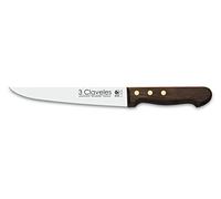 3 CLAVELES CUCHILLO COCINA I.MA.18 cm-7" FH 3C 01039, Alloy Steel, Marrón, 30.69x3.79x1.2 cm