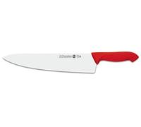 3 Claveles Cuchillo Cocinero Proflex de 30 cm, Acero Inoxidable, Rojo